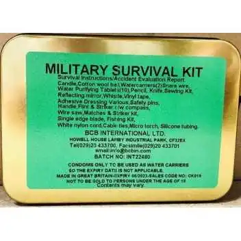 Kit de survie Militaire BCB