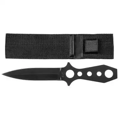 Couteau de lancer FOX noir - Double tranchant