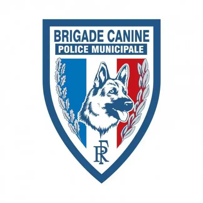 Ecusson plastifié en relief 65 x 90 mm Police Municipale Brigade Canine Ecusson plastifié en relief 65 x 90 mm Police Municipale Brigade Canine