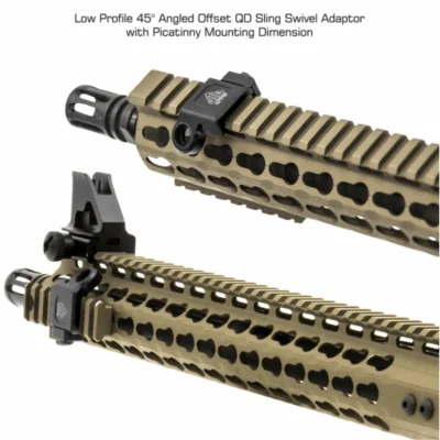 Adaptateur pivotant QD Sling latéral 45° Picatinny&nbsp;UTG*