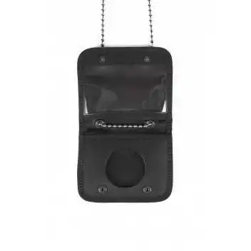 Porte carte professionnel de cou avec emplacement médaille Noir - GK Pro