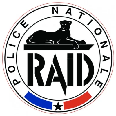 Autocollant Rond 8cm RAID