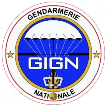 Autocollant Rond 8cm GIGN