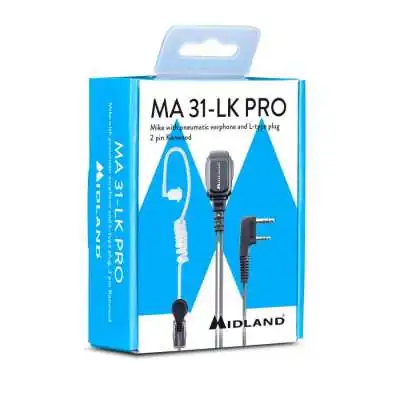 Micro-Oreillette discrète tube acoustique MA31-LK Pro Midland *