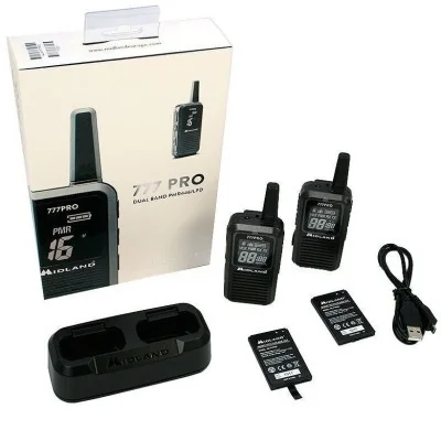Lot de 2 radios 777 Pro Walkie Talkie Midland