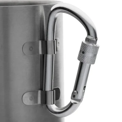 Mug isotherme en acier avec mousqueton 280ml M-tac