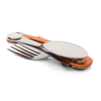Couverts pliants en acier M-Tac Orange