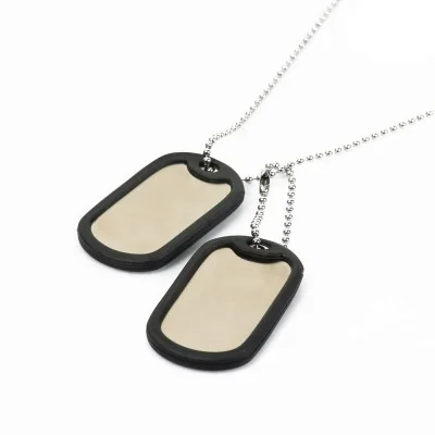 Plaque d'identité Dog-Tag US Militaire M-Tac