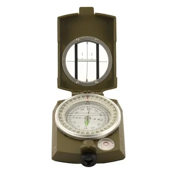 Boussole Militaire sur cadre pliable a Viseur M-Tac Olive
