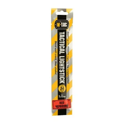 Bâton lumineux 15 cm 24h M-Tac Rouge