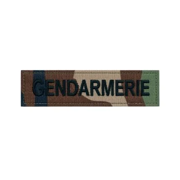 Bande Patronymique Brodé GENDARMERIE Camo *