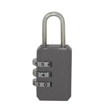Cadenas à combinaison en métal Gris *