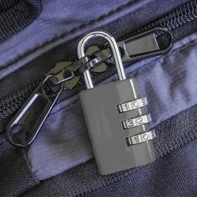 Cadenas à combinaison en métal Gris *