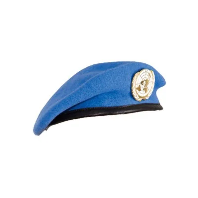 Béret Militaire ONU Bleu Clair Turquoise